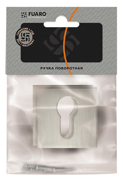 Накладка под цилиндр ET DM CP-8 хром - 3