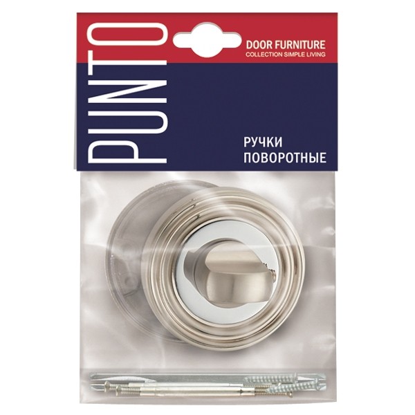 Ручка поворотная BK6 ML SN-CP-3 матовый никель-хром - 3