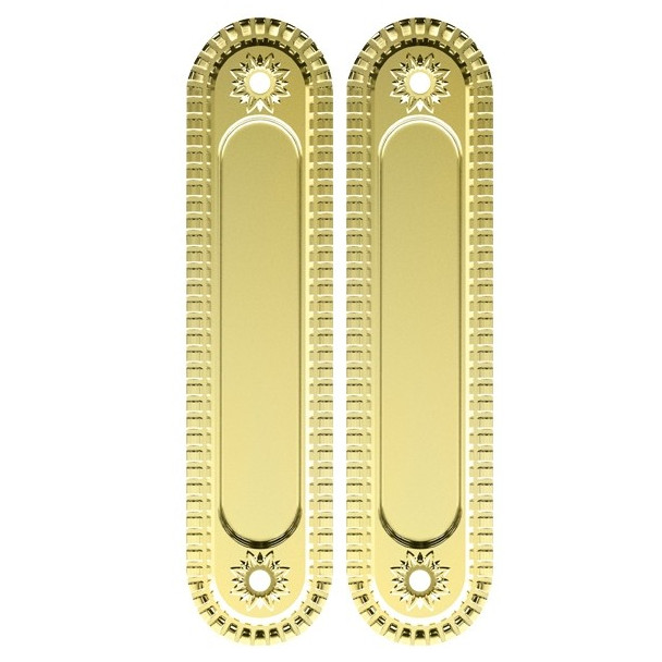 Ручка для раздвижных дверей Armadillo SH010-CL GOLD-24 Золото 24К - 2