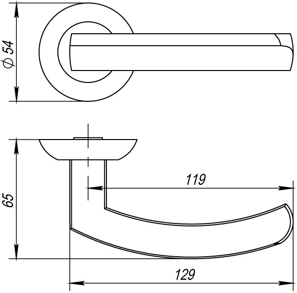 Ручка раздельная ALFA AR CP-8 хром, квадрат 8x140 мм, стяжки M4(10*50*50) - 3 Ручка раздельная ALFA AR CP-8 хром, квадрат 8x140 мм, стяжки M4(10*50*50) - 3