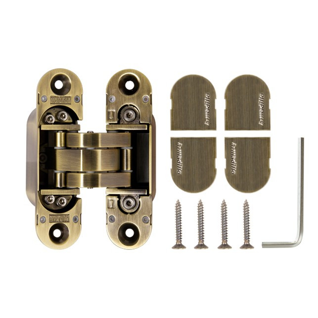 Петля скрытой установки Armadillo 11160UN3D AB бронза - 3