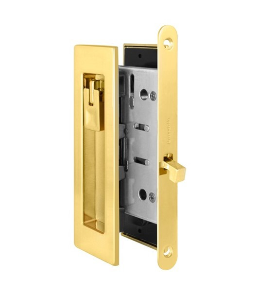 Защелка с ручками для раздвижных дверей Armadillo SH011 URB GOLD-24 Золото 24К - 2