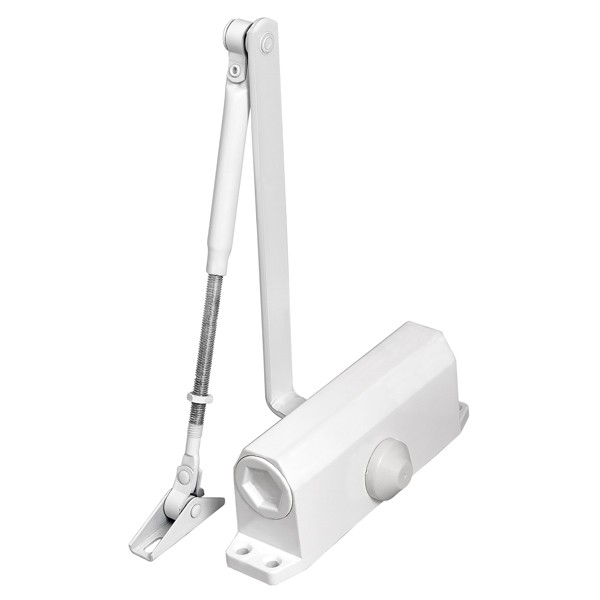 Доводчик дверной SD-2040 WH 55-80 кг (белый) - 1