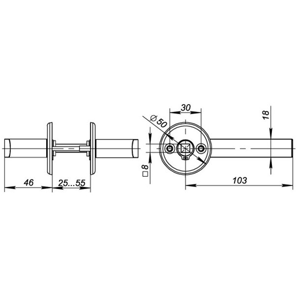 Ручки раздельные Fuaro R.FIN50.H-0661-HD (H-0661) подвес GP золото - 5