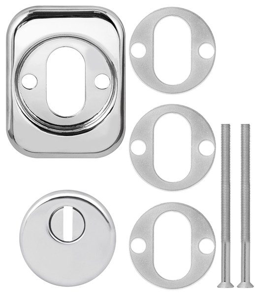 Броненакладка DEF 4286 SQ XL квадрат (хром) CP-8 - 4