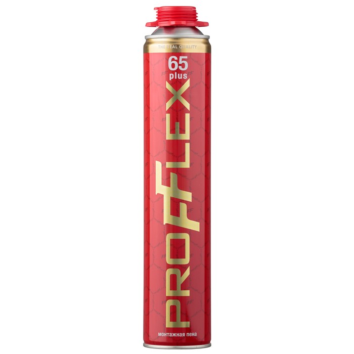 Пена монтажная PROFFLEX PRO RED Plus 65л зимняя - 1