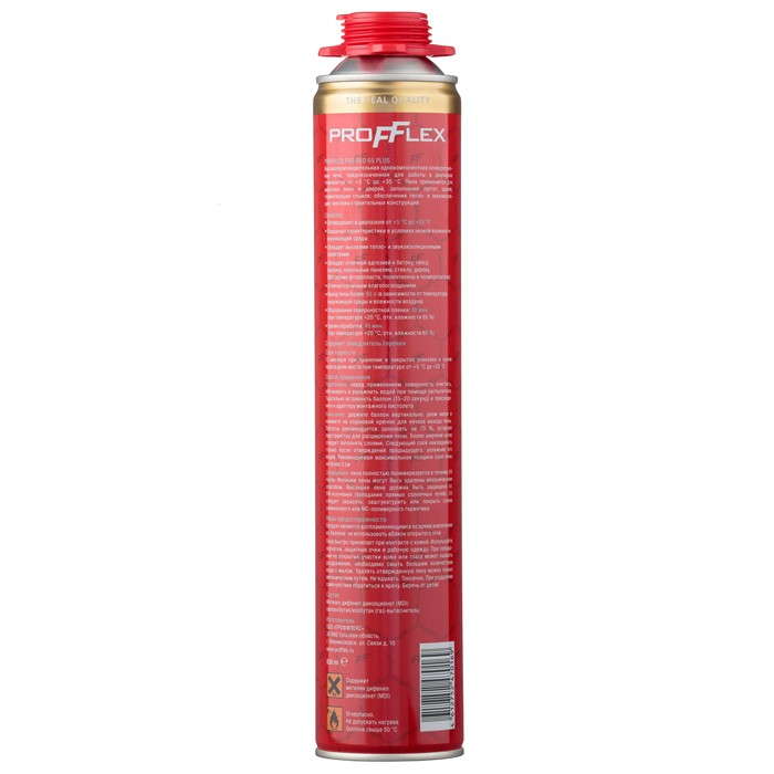 Пена монтажная PROFFLEX PRO RED Plus 65л зимняя - 2