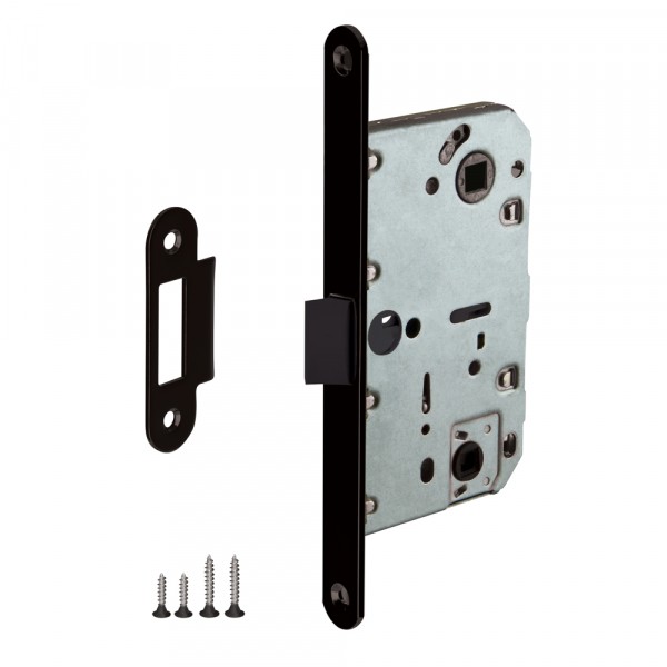 Защелка врезная PL96WC-50 BL (черный) - 1 Защелка врезная PL96WC-50 BL (черный) - 1