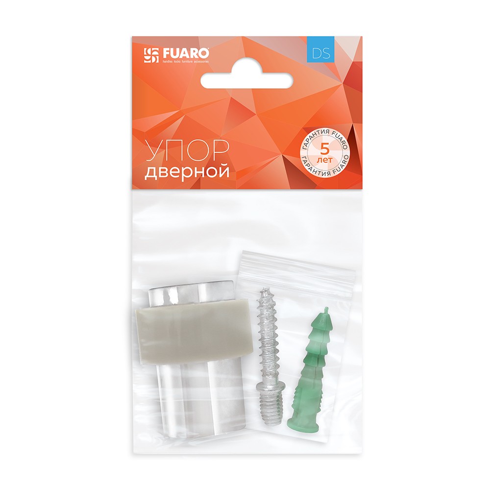 Упор дверной напольный DS-14 CP хром - 2