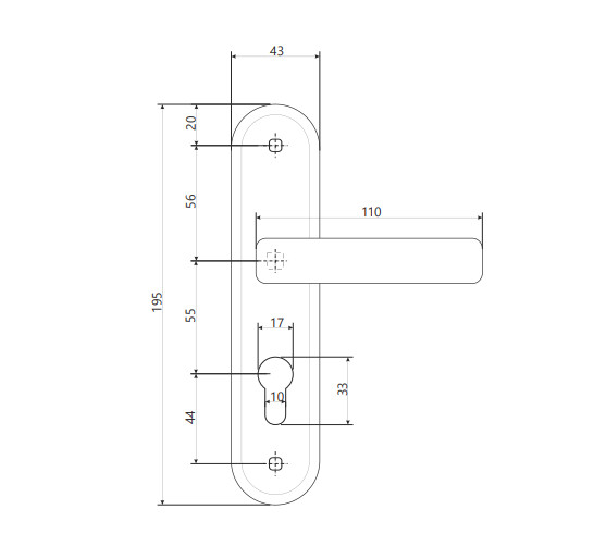 Ручки на планке Apecs HP-55.0601-G золото - 1 Ручки на планке Apecs HP-55.0601-G золото - 1