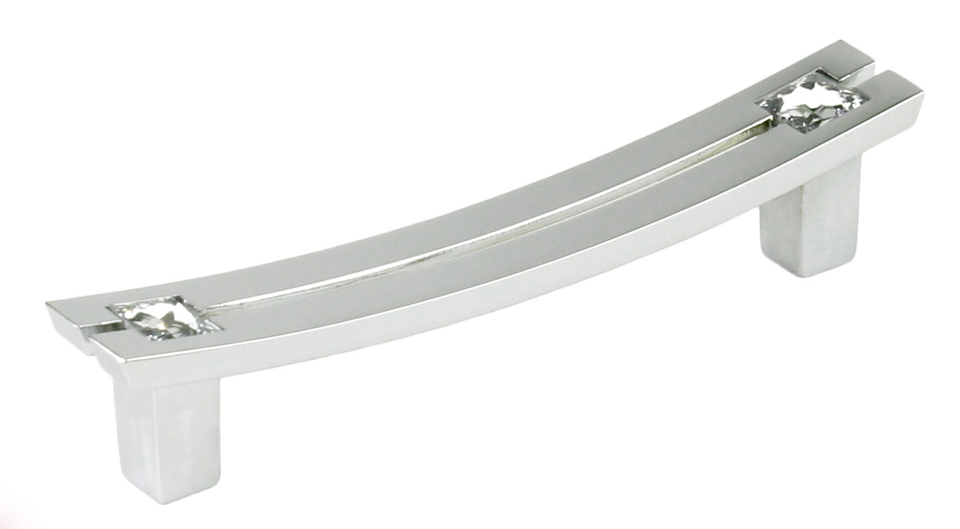 Мебельная ручка RS408CP-CrT.4-96 хром - 1