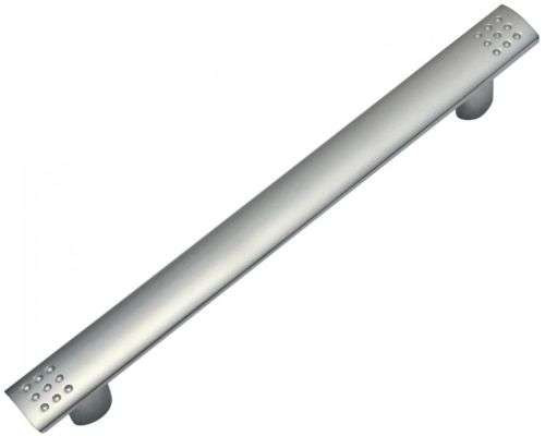 Мебельная ручка-скоба 1291 SATIN CHROME 160 мм матовый хром - 1