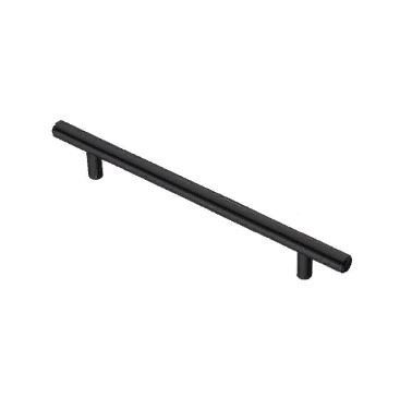 Ручка-рейлинг Kerron R-3010-160 BL Ø10 матовый черный - 1 Ручка-рейлинг Kerron R-3010-160 BL Ø10 матовый черный - 1