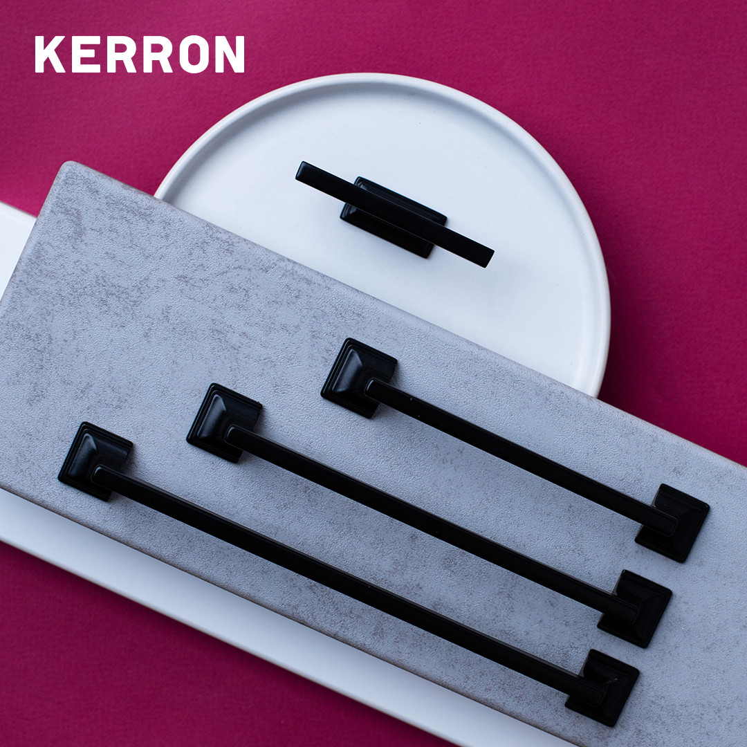 Ручка-скоба Kerron RS-108-96 BL черный матовый - 1
