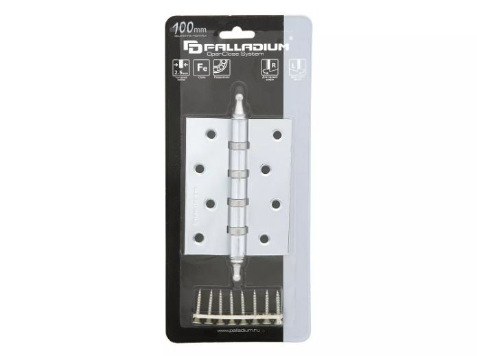 Петля дверная универсальная Palladium N 500 A-S-4 CP Хром - 2