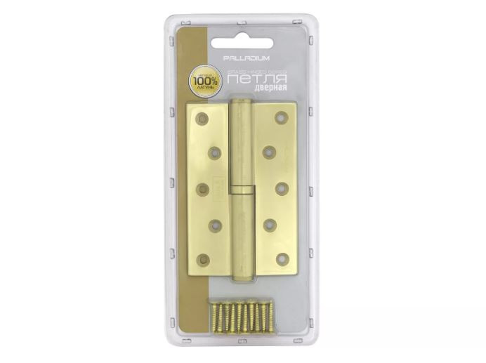 Петля дверная Palladium N 700-5 PB L левая, золото - 2