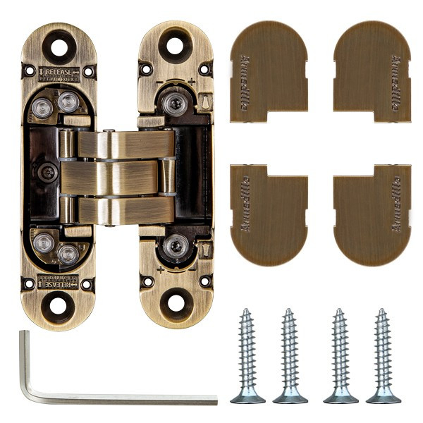 Петля скрытой установки Armadillo U3D4000 (9540UN3D) AB бронза   - 4