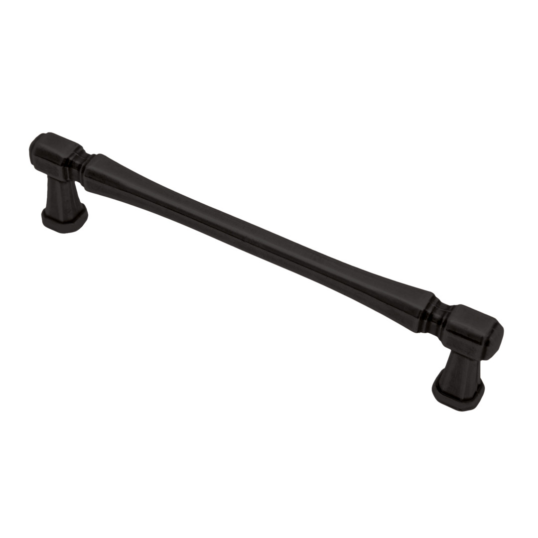 Ручка-скоба Kerron RS-124-160 BL 160 мм. матовый черный - 1 Ручка-скоба Kerron RS-124-160 BL 160 мм. матовый черный - 1