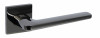 Ручка дверная на тонкой розетке Bussare FRESCO A-55-40 B.NICKEL Чёрный никельм - 1