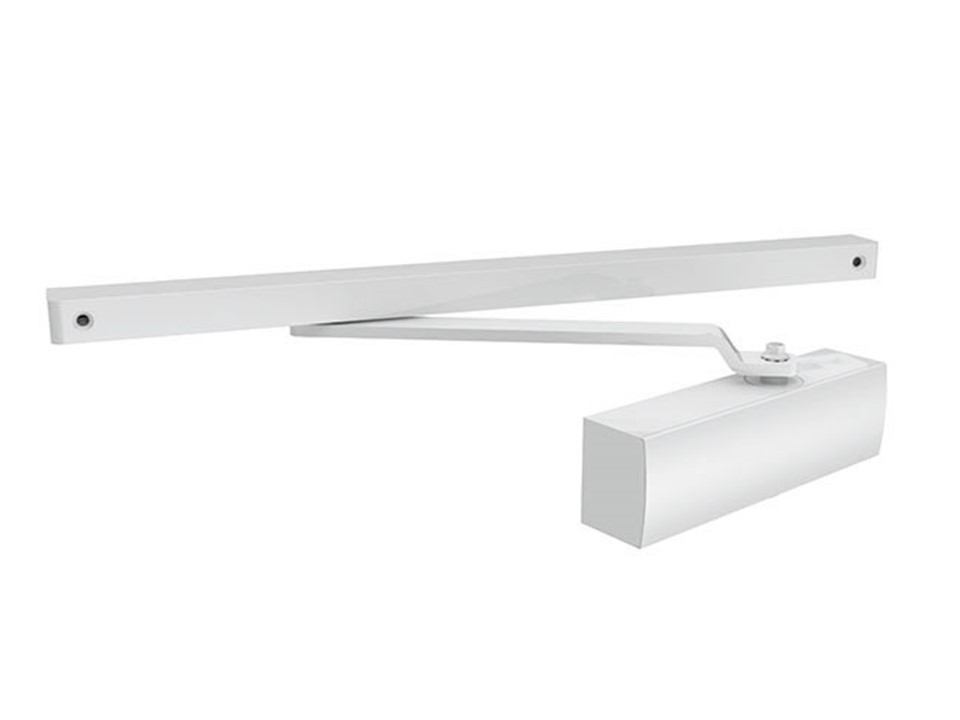 Доводчик дверной со скользящей тягой Armadillo DCSLIDER85 (DCS-85) WH белый - 1