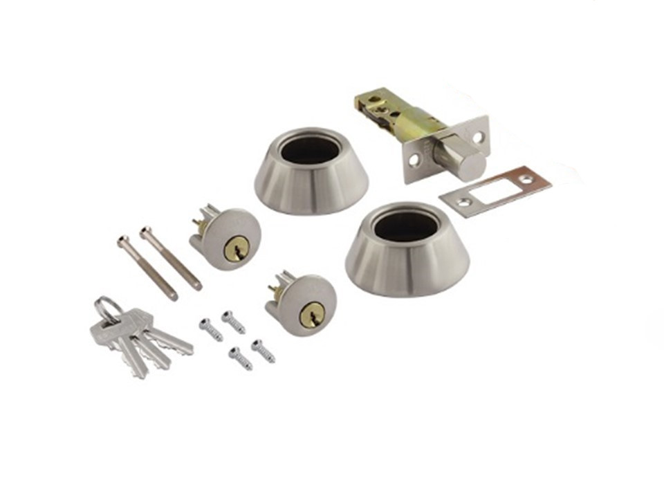 Замок врезной Deadbolt 102SN матовый никель - 6 Замок врезной Deadbolt 102SN матовый никель - 6