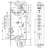 Замок врезной двухсистемный Kale Kilit 456 L HARD LINE - 2