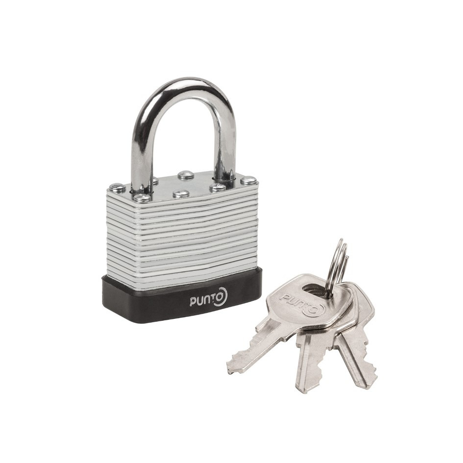 Замок навесной Punto PK-6540 3 key англ.ключ - 1