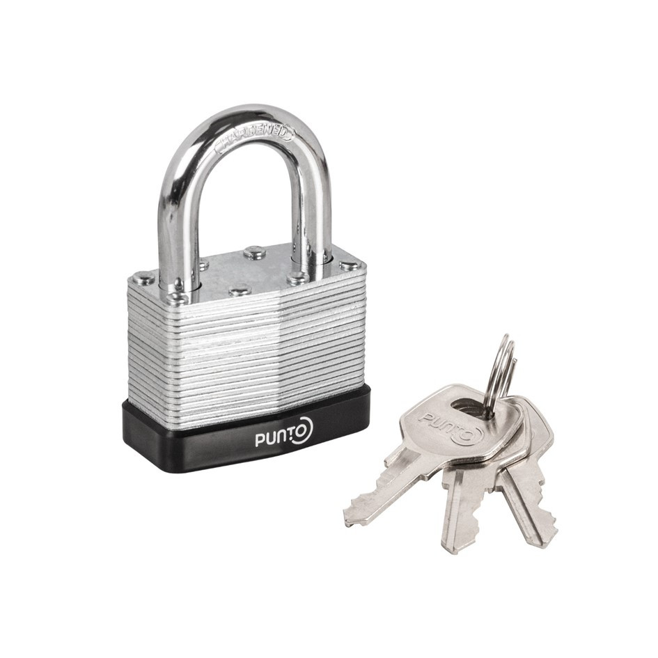 Замок навесной Punto PK-6550 3 key англ.ключ - 1