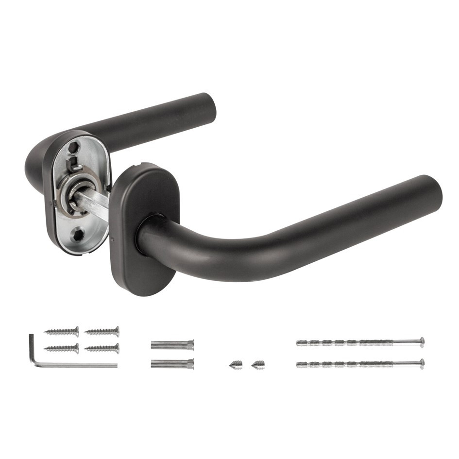 Ручка раздельная Fuaro R.DSS201-0201P-19 INOX 201 BLACK  - 1