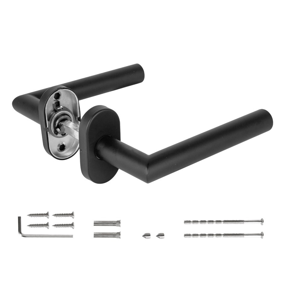 Ручка раздельная Fuaro R.DSS201-0204P-19 INOX 201 BLACK  - 2