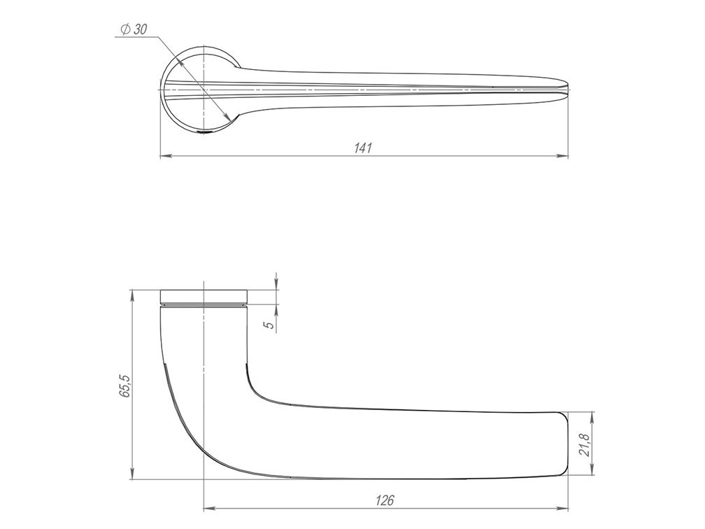 Дверная ручка Armadillo R.ART30.LACONY MWSC-33 итальянский тисненый  - 2