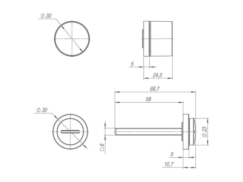 Ручка поворотная Armadillo BK6.R.ART30 FSG-39 флорентийское золото - 2